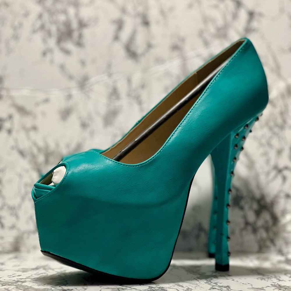 Never worn Fahrenheit high heels.